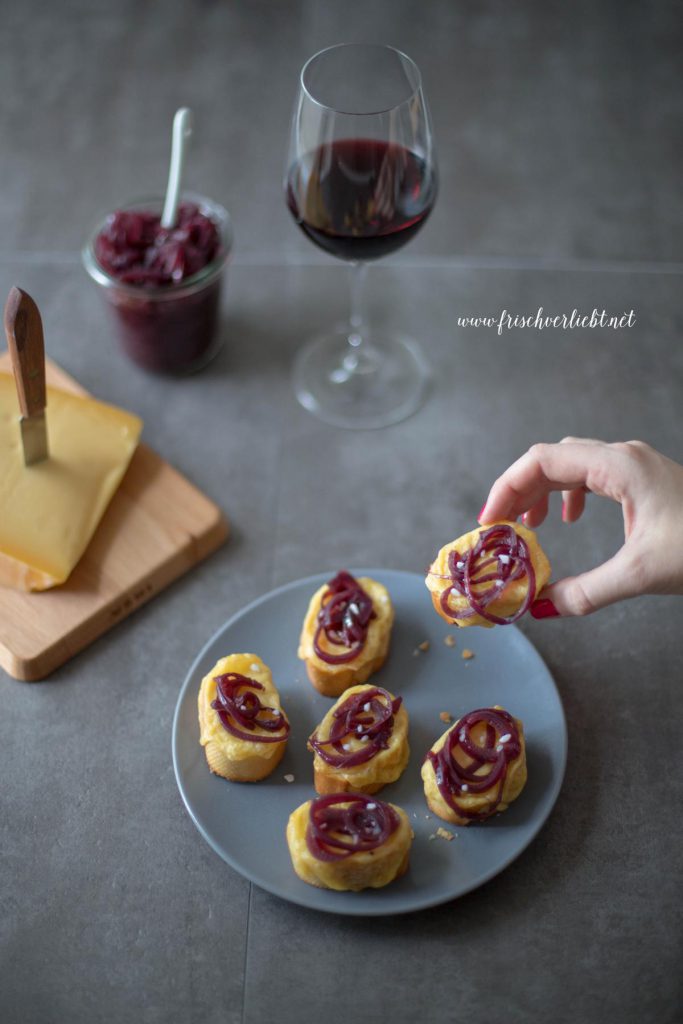 Baguette mit Apfel Zwiebel Chutney - Frisch Verliebt Blog