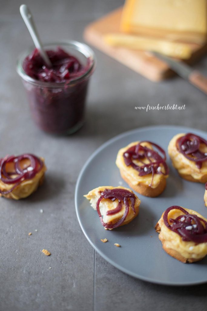 Baguette mit Apfel Zwiebel Chutney - Frisch Verliebt Blog