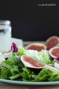 Frischer Salat Mit Feigen Und Ziegenkäse - Frisch Verliebt - Mein Blog ...