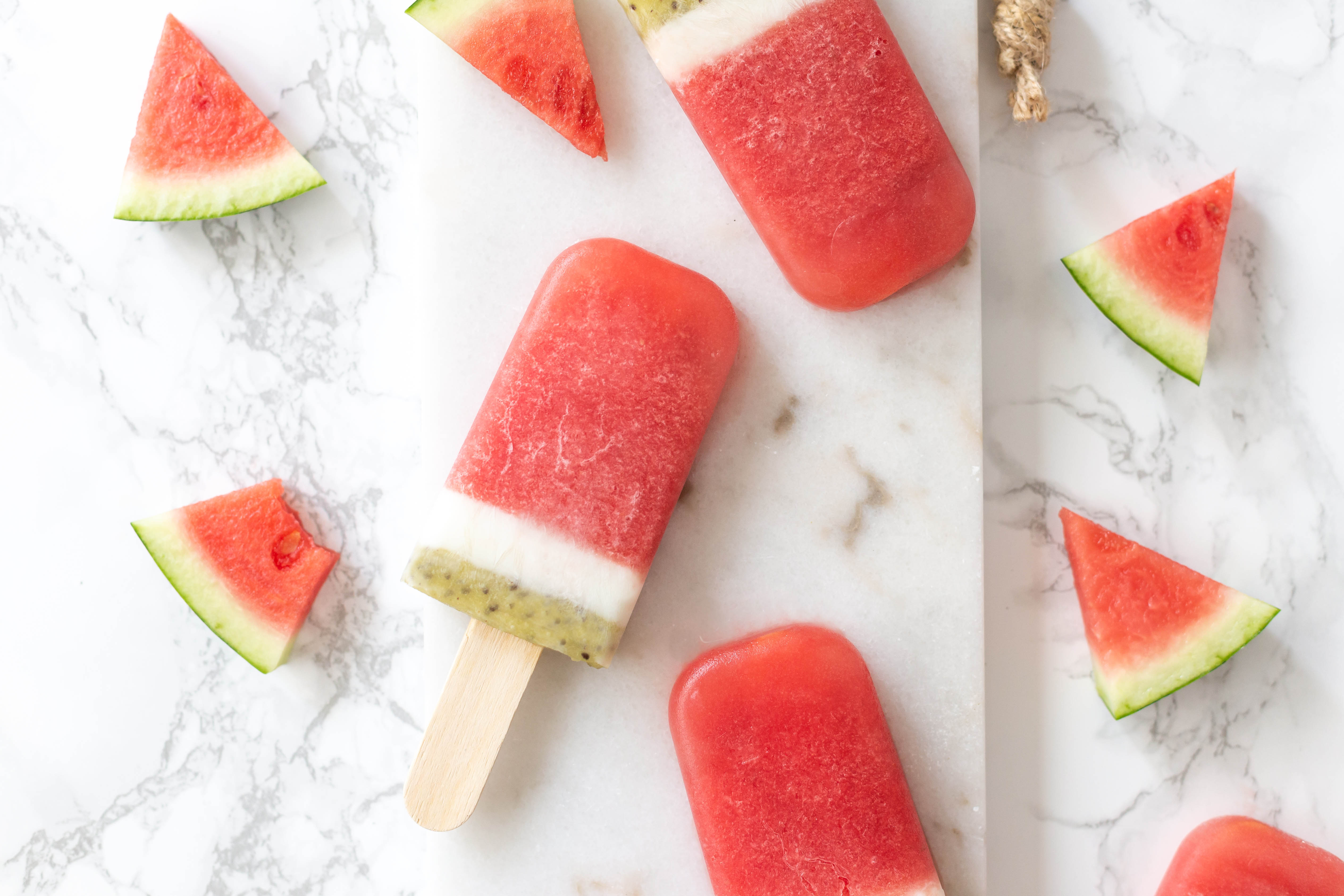 Melonen-Eis am Stiel - Rezept - Frisch Verliebt Blog aus Berlin